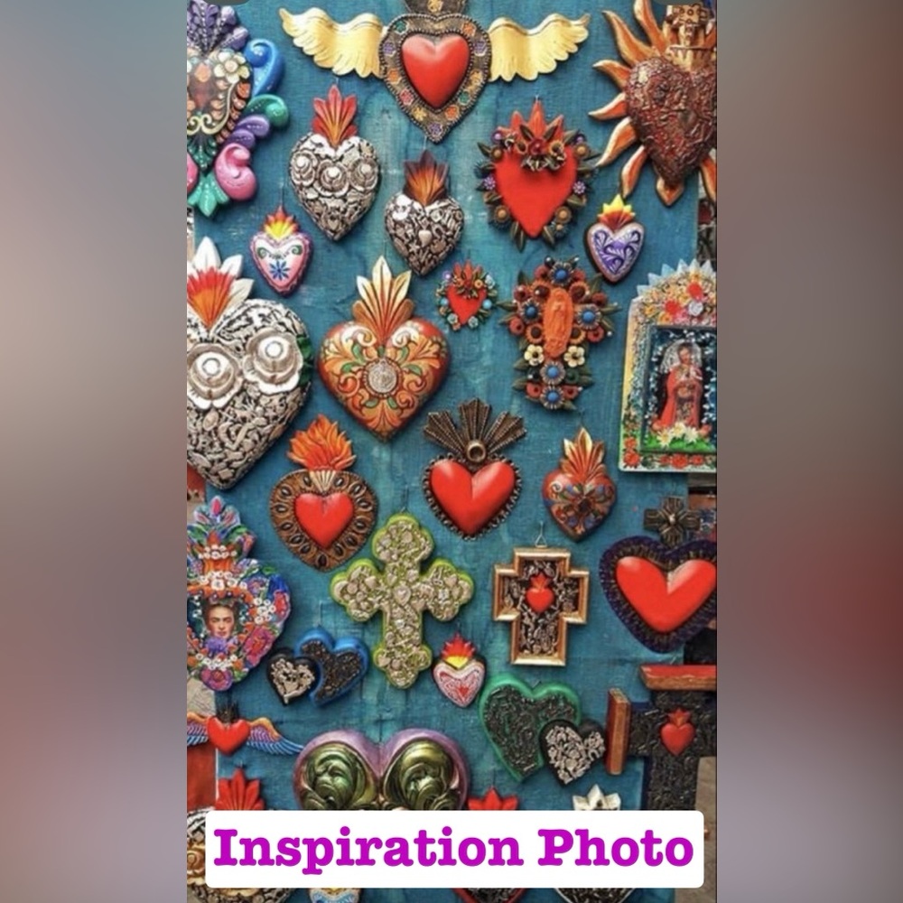 Mexican wooden milagros cross - Picture 13 of 14